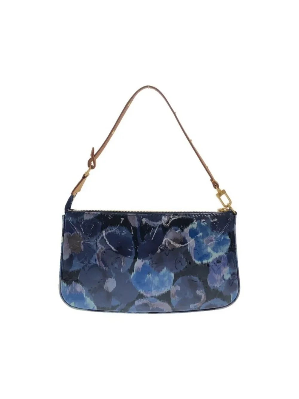 Louis Vuitton Monogram Vernis Flower Icat Pochette Soir Pouch